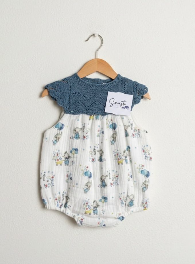 Pelele Cuello Hilo Petróleo