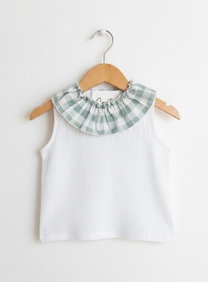 Blusa Cuello Vichy